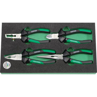 Heyco 00990001086 Set of Pliers, 4 Pcs