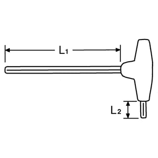 Heyco 01335006080 Ball Head Hexagonal Wrenches for hexagon socket screws