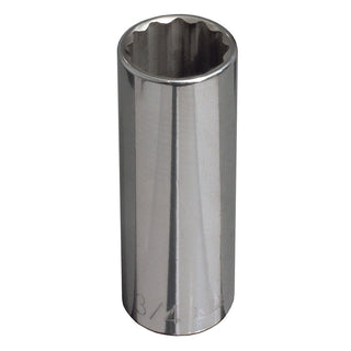 Klein Tools 65830 13/16-Inch Deep 12-Point Socket, 1/2-Inch Drive