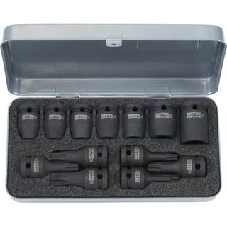 Heyco 06300500036 IMPACT Combined socket- and screwdriver socket sets, 13 pcs.