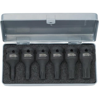 Heyco 06300580036 IMPACT Screwdriver socket set, 6 Pieces Dimensions 170 x 80 x 30 mm