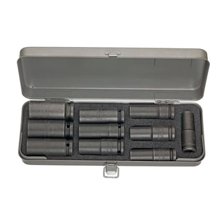 Heyco 06300901136 IMPACT-Socket Set, 10 Pieces, Extra Deep High Quality 2-k Foam Insert