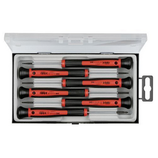 Felo 0715731844 Slotted & Phillips Precision Screwdrivers, 6 Piece