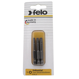 Felo 0715752241 TORX® Industrial Bits, 3 Piece