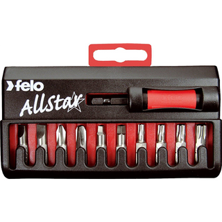 Felo 0715752755 AllStar Bit Box, 10 Piece