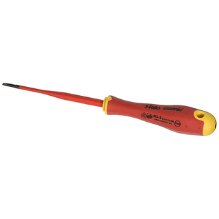 Felo 0715762631 3mm x 3.9" E-Slim Insulated Slotted Screwdriver