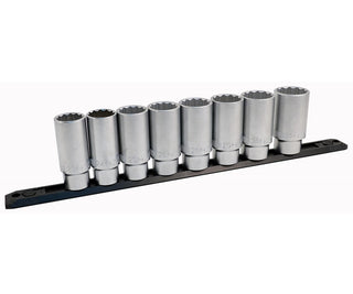 Wiha Tools 33893 25 Piece 1/2" Drive Deep Socket Set - Metric