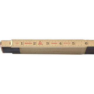 Hultafors 101304U Brick Spacing Folding Wooden Ruler, 78"