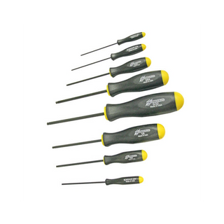 Bondhus 10633 Ball End Screwdriver Set, 8 Piece