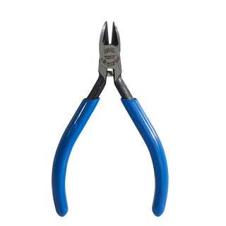 Klein Tools D257-4C Diagonal Cutting Electronics Pliers, Tapered Nose, Spring, 4 in