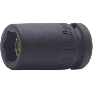 Ko-ken 12400MG-4 Hex 1/4"Drive 6 Point Socket Magnet 4 mm L.23 mm