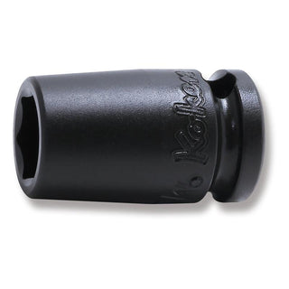 Ko-Ken 13400A-7/16 3/8 Inch Sq. Dr. Socket 7/16 Inch 6 Point Length 32 mm