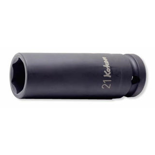 Ko-Ken 14113M-17 1/2 Sq. Dr. Wheel Nut Socket 17mm 6 point Length 80mm