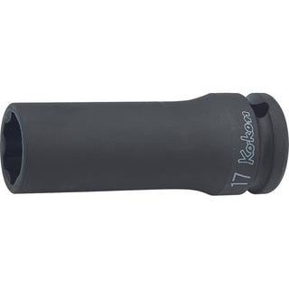 Ko-Ken 14310M-24 1/2 Sq. Dr. Socket 24mm Surface Drive Length 85mm