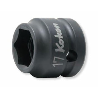 Ko-Ken 14401MS-19 Socket 19 MM 6 Point 28 MM Thin Walled 1/2 Sq. Drive