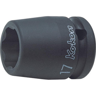 Ko-ken 14406M-8 Hex 1/2"Sq. Drive Socket 12 point 8 mm L.38 mm