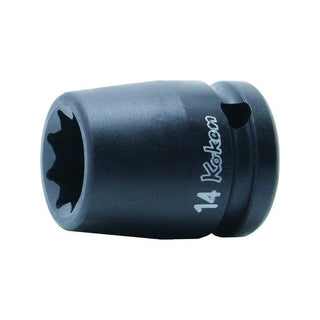 Ko-ken 14415M-16 Square 1/2"Sq. Drive Socket Double 16 mm L.38 mm