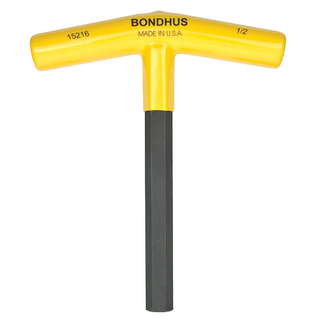 Bondhus 15216 1/2 x 6" Hex Tip T-Handle with ProGuard Finish