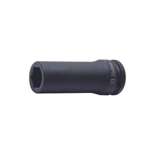 Ko-Ken 15300M-19 5/8 Sq. Dr. Socket 19mm 6 point Length 90mm