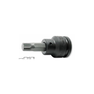 Ko-Ken 16106.16-M16 Bit Socket XZN M16 Triple Square 76mm 3/4 Sq. Drive