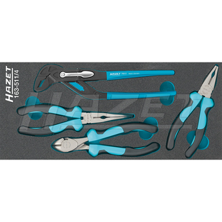 Hazet 163-511/4 Pliers Set, 4 Pieces