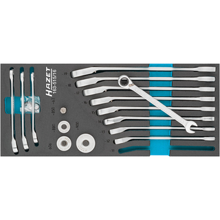 Hazet 163-515/16 Ratcheting Combination Wrench Set, 16 Pieces