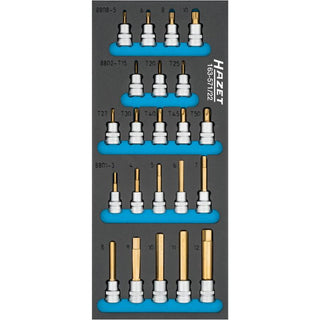 Hazet 163-571/22 Screwdriver Socket Set, 22 Pieces