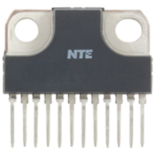 NTE Electronics NTE1898 INTEGRATED CIRCUIT DUAL AUDIO POWER AMP 5.8W(22WBTL) 12-