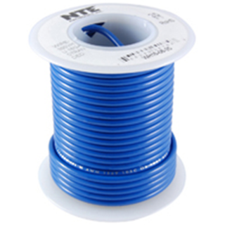 NTE Electronics WH614-06-1000 HOOK UP WIRE 600V STRANDED 14 GAUGE BLUE 1000'