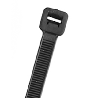 NTE Electronics 04-04180M CABLE TIE 18 LB. MINI 4.1" UV BLACK NYLON 1000/BAG