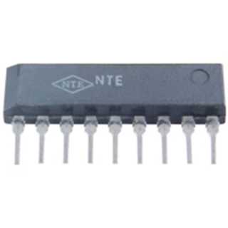 NTE Electronics NTE1828 INTEGRATED CIRCUIT QUAD TRANSISTOR ARRAY 10K OHM 9-LEAD