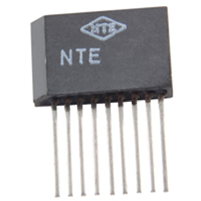 NTE Electronics NTE1014 HYBRID MODULE 9-LEAD SIP RF AMP/OSC VCC=6V