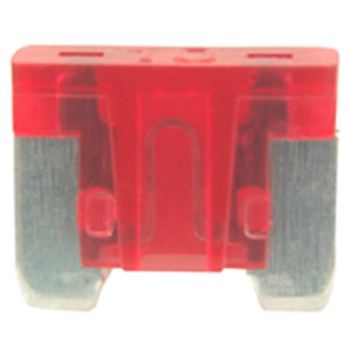 NTE Electronics 74-LPM-10A-B FUSE AUTOMOTIVE 10A LOW PROFILE MINI, RED 5/PKG