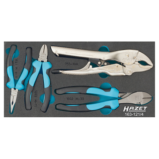 Hazet 163-121/4 Pliers Set, 4 pieces