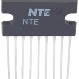 NTE Electronics NTE7156 IC - DC-COUPLED VERTICAL DEFLECTION CIRCUIT 9-LEAD SIP