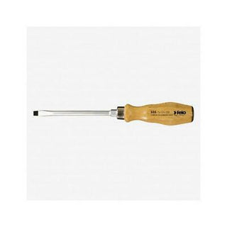 Felo 0715718043 Slotted Wood Handle Screwdriver