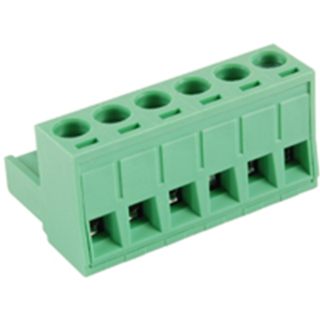 NTE Electronics 25-E1200-06 Terminal Block 6 Pole 5.08mm Pitch Plug Horizontal