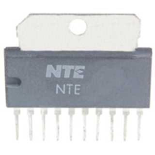 NTE Electronics NTE1155 INTEGRATED CIRCUIT 5.8 WATT AUDIO POWER AMP 10-LEAD