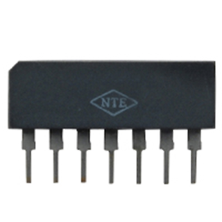 NTE Electronics NTE1082 HYBRID MODULE FM IF AMP 7-LEAD SIP VCC=15V