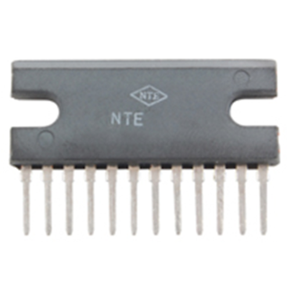 NTE Electronics NTE1626 INTEGRATED CIRCUIT DUAL 4.2WATT AUDIO POWER AMP 12-LEAD