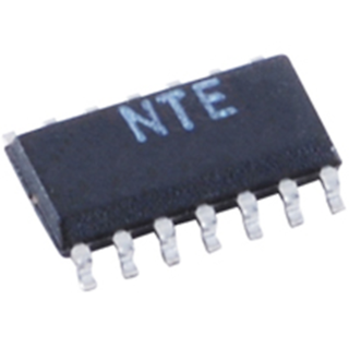 NTE Electronics NTE859SM INTEGRATED CIRCUIT QUAD LOW NOISE JFET INPUT SOIC-14 SU