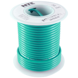 NTE WH26-05-100 Hook Up Wire 300V Stranded Type 26 Gauge 100 FT GREEN