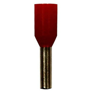 Eclipse 701-132-100 Wire Ferrule, 100 pk, Red AWG 18, 6mm Barrel