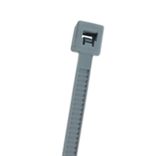 NTE Electronics 04-04188 CABLE TIE 18 LB. MINI 4.1" GRAY NYLON 100/BAG