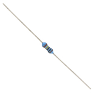 NTE Electronics QW0392BR RESISTOR METAL FILM FLP 1/4W 392 OHM AXIAL LEAD