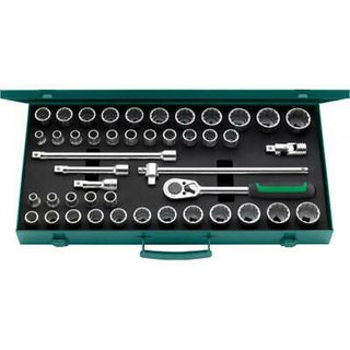 Stahlwille 96030140 1/2" Bi-Hex Socket Set - 45 Pieces