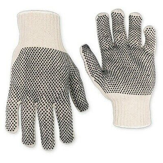 Custom Leathercraft 2005 Knit PVC Dot Gloves