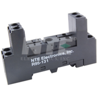 NTE Electronics R95-131 SOCKET-DPDT 8-PIN 300V 12A