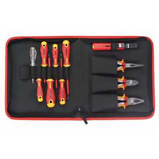 Felo 0715763855 Ergonomic Insulated Service Kit, 11 Pc.