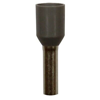 Eclipse 701-102-100 Wire Ferrule, 100 pk, Gray AWG 14, 8mm Barrel